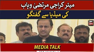 🔴LIVE | Mayor Karachi Murtaza Wahab Media Talk | ARY News LIVE