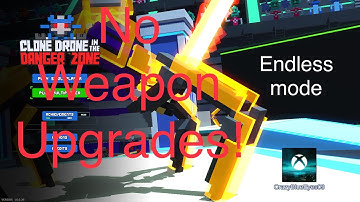 Endless Mode: No Weapon Upgrades! Clone Drone in The Danger Zone