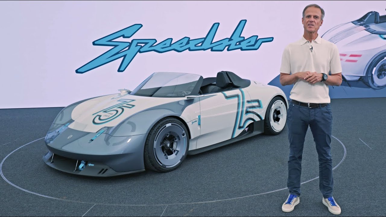 New Porsche Vision 357 Speedster Walkaround - YouTube