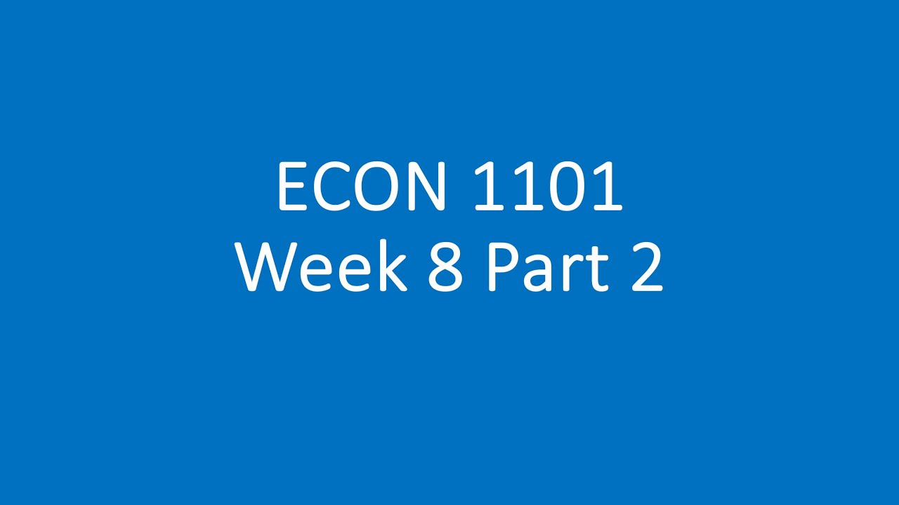 Week 8 Part 2 - YouTube