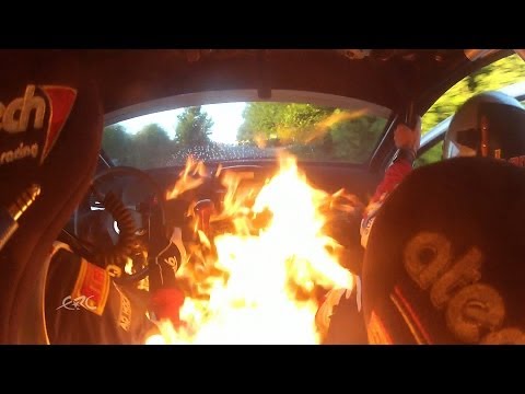 FIA ERC GEKO Ypres Rally 2014 - Escape from Fire