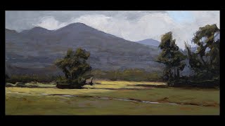 I Paint a Quick Landscape  Oil Painting Instruction