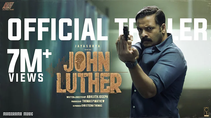 John Luther Official Trailer | Jayasurya | Abhijit...