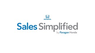 Sales Simplified by Paragon Honda
