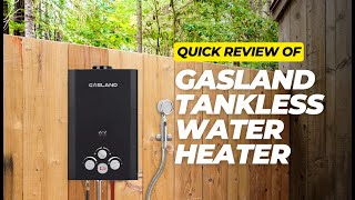Portable Water Heater Review | GASLAND BE158B Tankless Water Heater