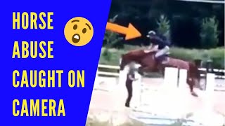ABUSE SCANDAL: Upper Level Show Jumper Caught Poling Horse