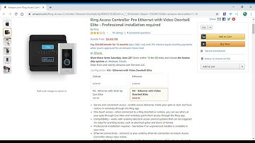 Ring Access Controller Pro Ethernet with Video Doorbell Elite