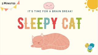 Relaxing Brain Break Activity for Kids | Sleepy Cat screenshot 5
