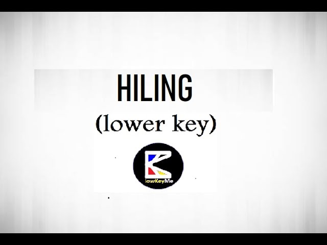 Hiling - Mark Carpio(Karaoke - lower key)