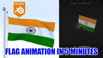 Creating Flag Animation Blender 3.3 I Complete Tutorial