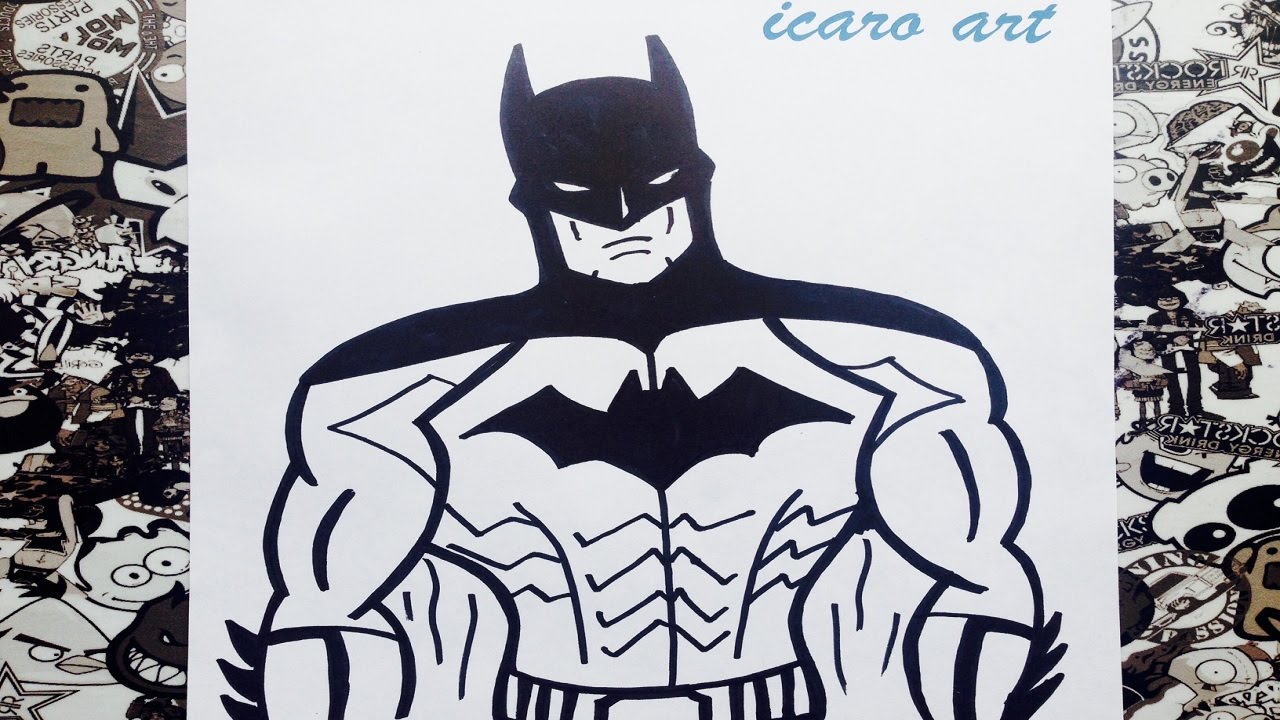 Como dibujar a Batman | how to draw batman - YouTube