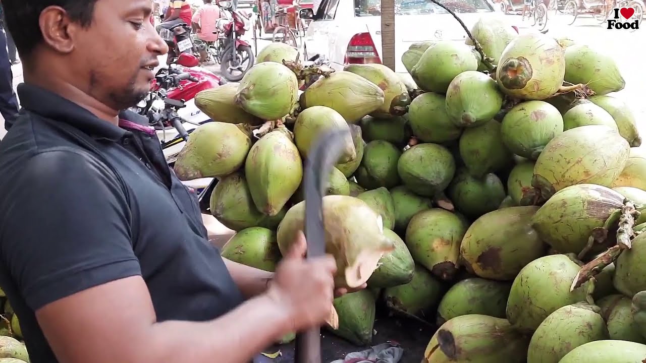 Amazing Coconut Cutting Skills - Best Fruits Cutting Skills - Cutting Skills Fruits | I Love Foods