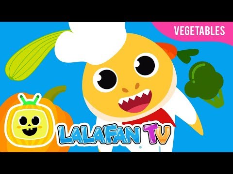 Baby Shark | Yes Yes Vegetables Song | Nursery Rhymes by Lalafan TV