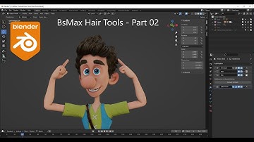 Hair Tools Part 02 - BsMax Blender Addon