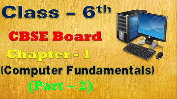 class 6 computer chapter 1 in hindi| Part 2