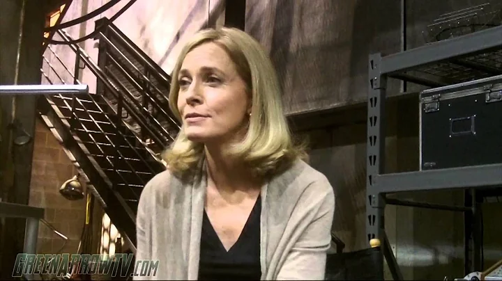 ARROW Season 2 On-Set - Susanna Thompson (Moira) I...
