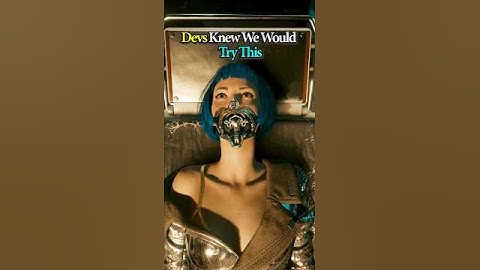 Devs Knew We Would Try This #shorts #cyberpunk