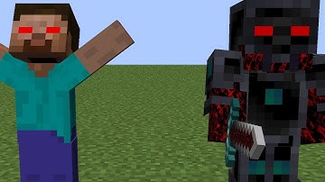Herobrine VS Blood God of Infinity Short Battle?