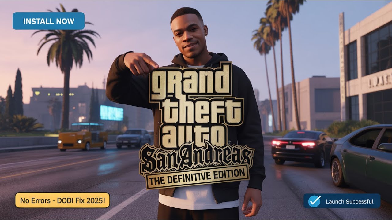 How to Install GTA San Andreas Definitive Edition Without Errors (2025 Dodi Repack)