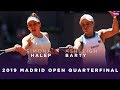 Simona Halep vs. Ashleigh Barty | 2019 Madrid Open Quarterfinals | WTA Highlights