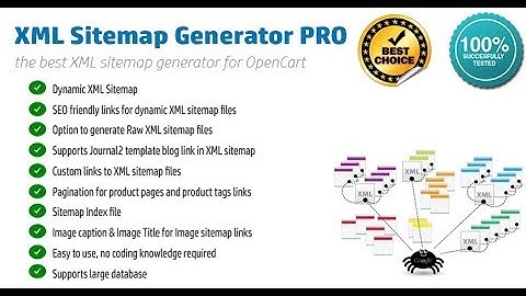 SEO XML Sitemap PRO for OpenCart : Installation Demonstration - [OLD]
