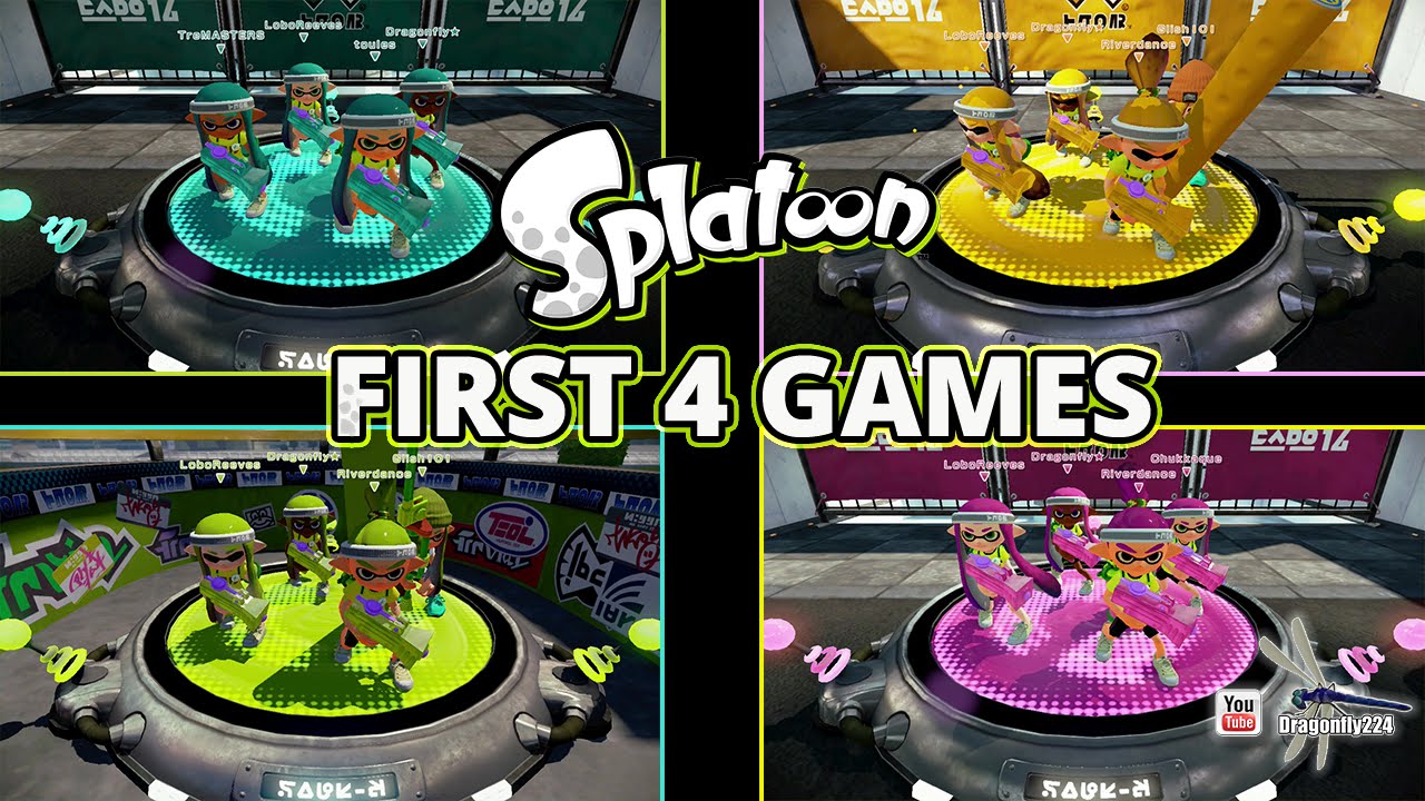Splatoon ᴴᴰ - Turf War: FIRST 4 GAMES