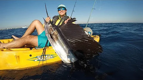 Kayak Fishing For Sailfish In Florida - DEEP BLUE
