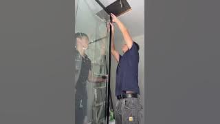 The whole corner of the sky is hazy