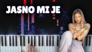 Zoi - Jasno mi je | Piano Cover | Instrumental