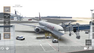 Infinite Flight- Doha (OTTH) - Dubai (OMDB) Qatar Airways 777-300ER