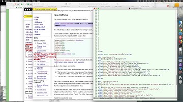 xah emacs real time demo, javascript chasing box