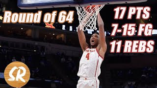 Evan Mobley vs Drake 3.20.21 | 17 pts (7-15 FG, 1-4 3pt, 2-4 FT), 11 Reb, 2 Ast, 3 Blk, 2 TO