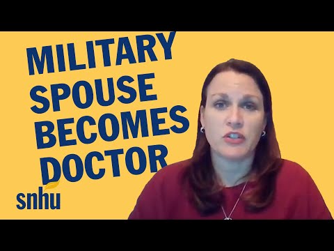 Military Spouse Becomes Doctor Through Online Education