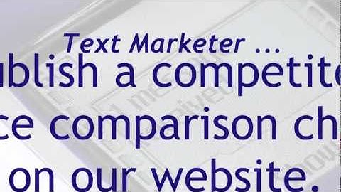 Bulk SMS Mobile Marketing By Text Marketer