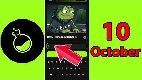 Meme Lab Bot Daily Cipher 10 October | Meme Lab Cipher Code Today | Daily Memecoin Cipher 10 October