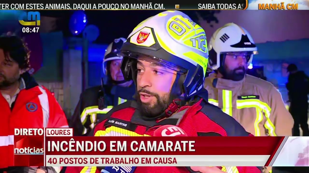 Incêndio Industrial em Fetais, Camarate