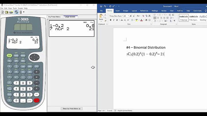 How to use TI 30XS or TI 30XS IIS for Statistics - Practice Problems