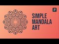 Simple mandala art 3 final  figma tutorial