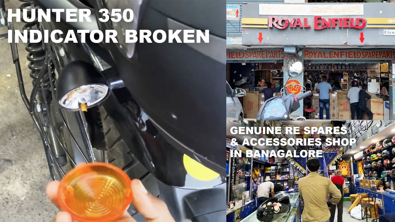 Someone Broke my Hunter 350's Indicator Genuine RE Spare