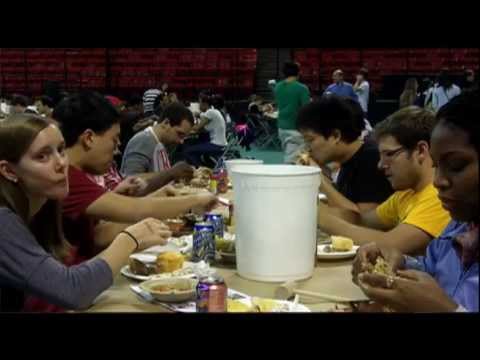 newspaper mockup The SGA Crab Feast