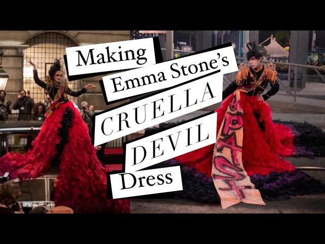 Making Emma Stone's Cruella DeVil's Dress - First Costume Vlog