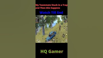 My Teammate stuck in a Trap and Then this happen ft. HQ Gamer 🔥🔥 #bgmi #pubg #ytshorts #shorts