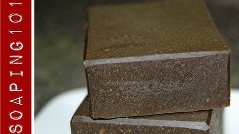 How to Make Pine Tar Soap {eczema + psoriasis) | Soaping101