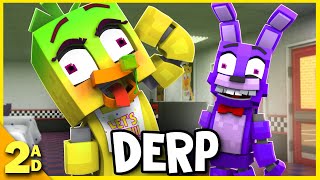 Chica is Sick DERP Version | Fazbear and Friends: Episode 2 (FNAF Minecraft Animation)