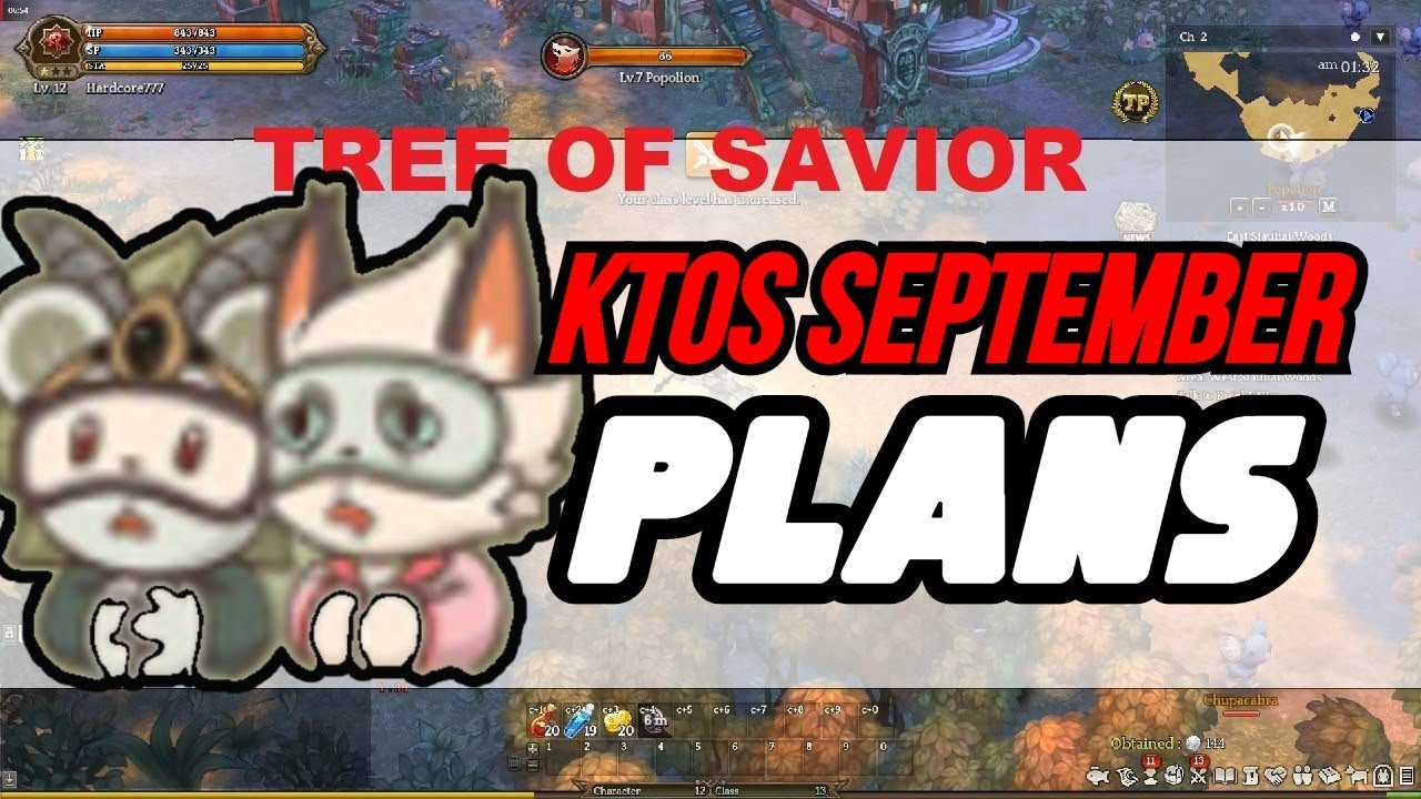 KTOS September Plans - Tree Of Savior