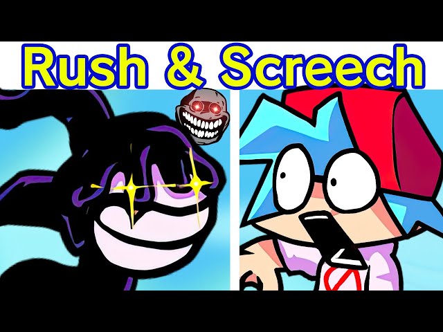 FNF Roblox Doors vs Rush – 1up Cartoon's Mod - Play Online Free