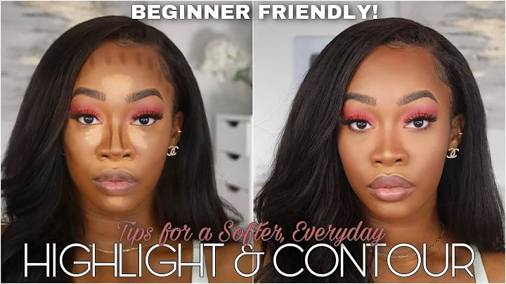 BEGINNER Tips for Softer Everyday HIGHLIGHT & CONTOUR | Maya Galore