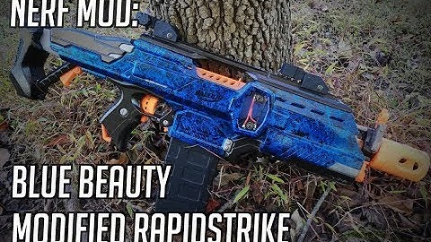 [NERF MOD] Blue Beauty Modified Nerf Rapidstrike