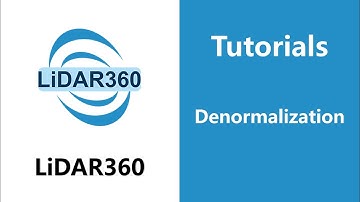 LiDAR360 (V7) - Denormalization | ALS Forest