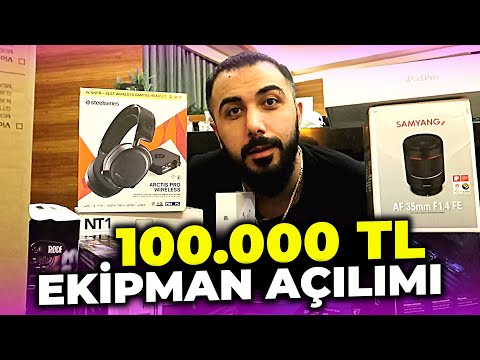 KULLANDIĞIM TÜM EKİPMANLAR!! (100.000 TL KUTU AÇILIMI)